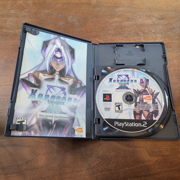 RARE Sony Playstation 2 PS2 Xenosaga Episode III Game CiB - Picture 2 of 6